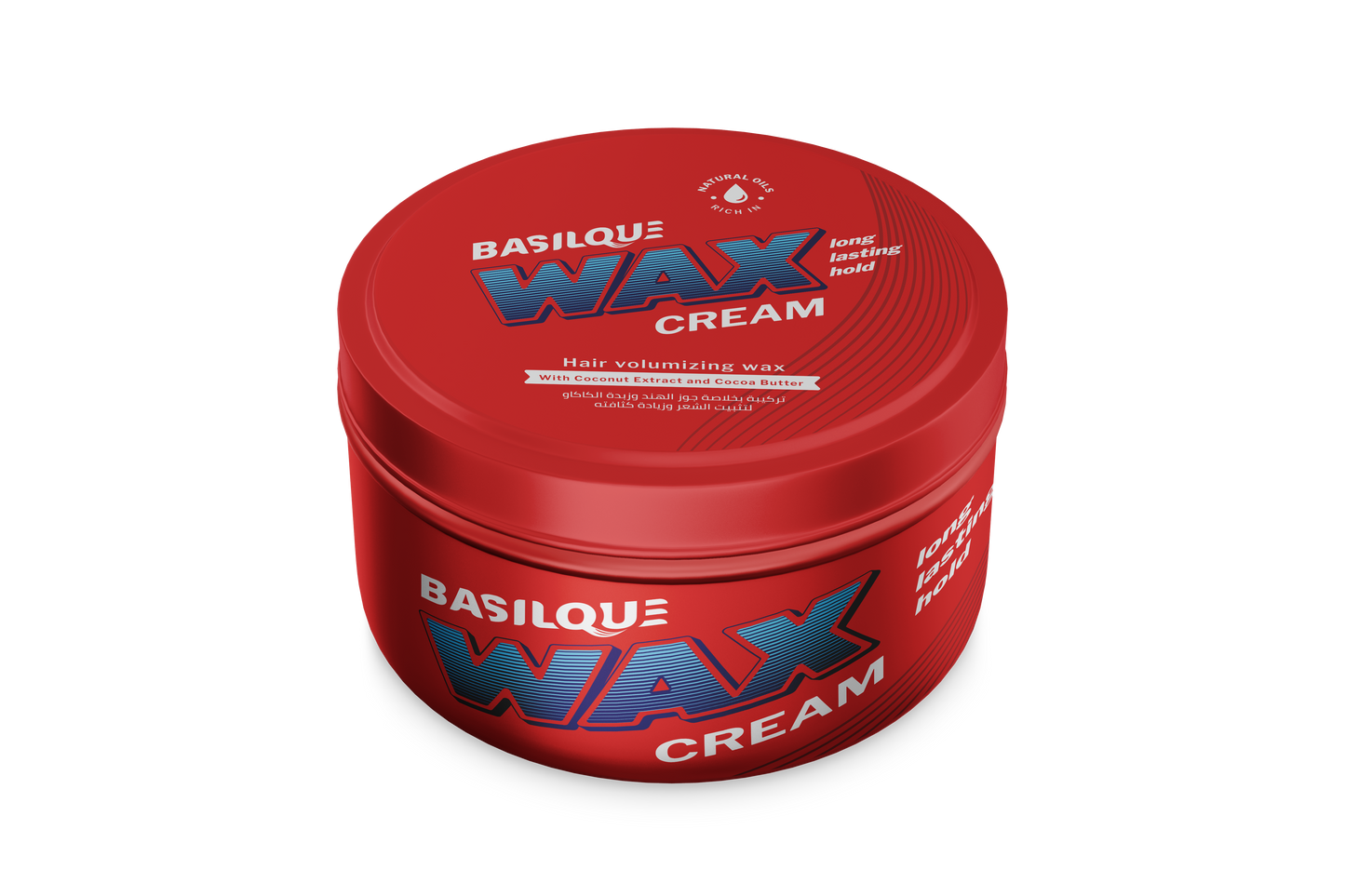 Basilque hair wax cream with Coconut Extract & Cocoa Butter, 100 gm, fl15004