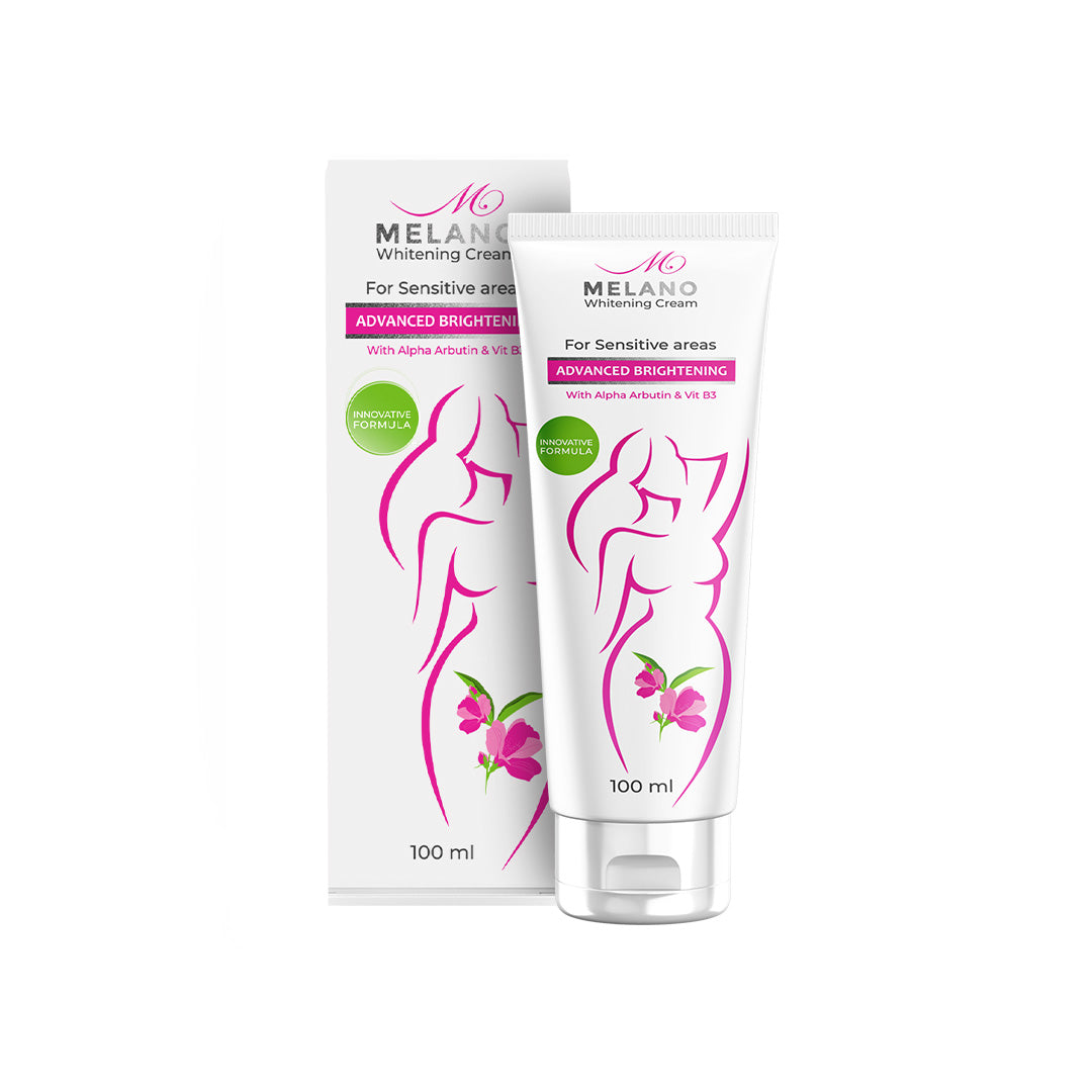 Melano Whitening Cream 100g Tube for sensitive areas, '03044
