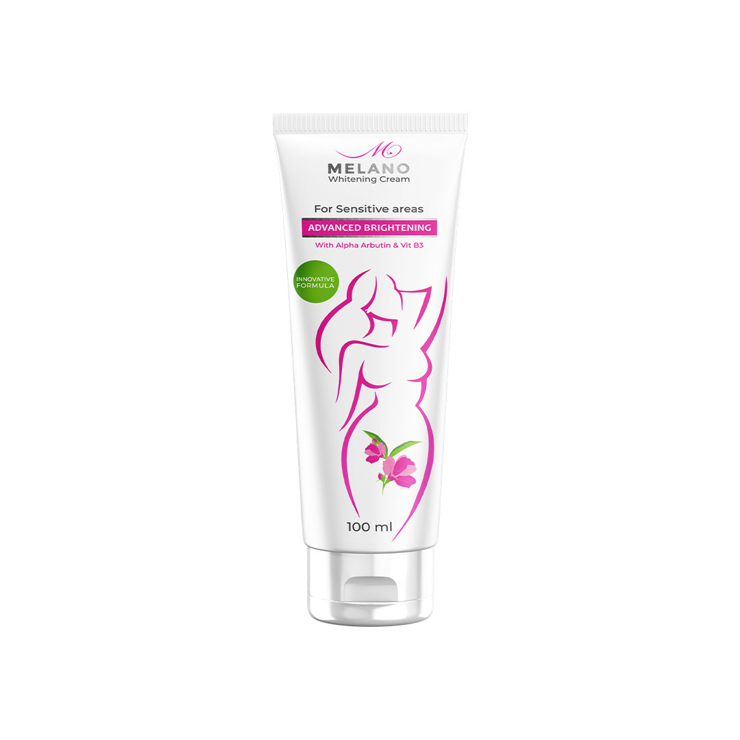 Melano Whitening Cream 100g Tube for sensitive areas, '03044