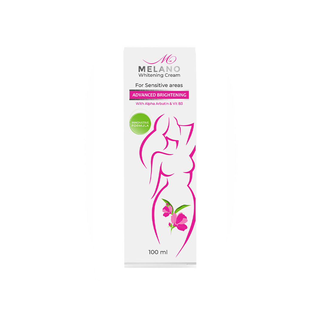 Melano Whitening Cream 100g Tube for sensitive areas, '03044