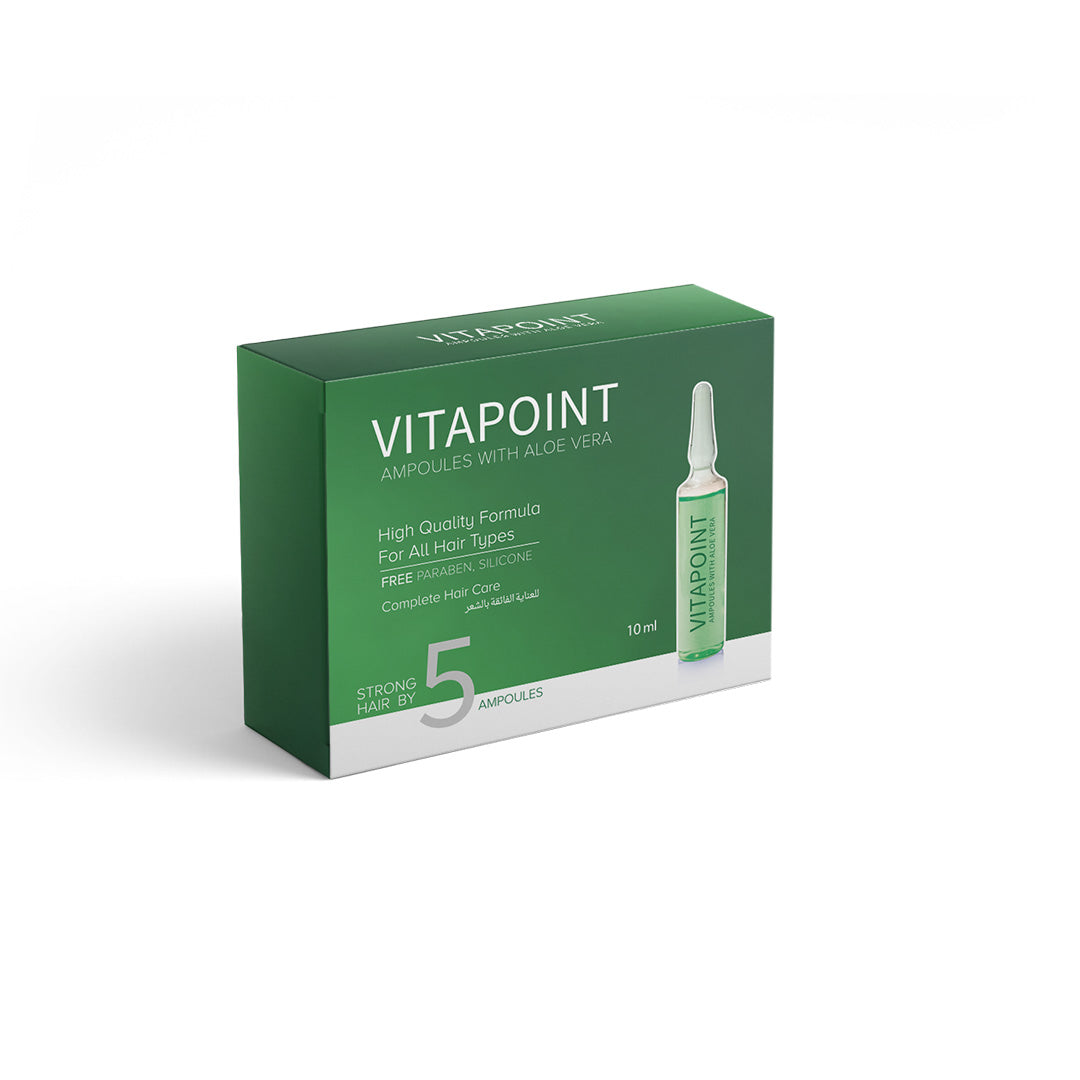 Vitapoint hair ampoules with aloe vera, 5 * 10 ml, FL11005
