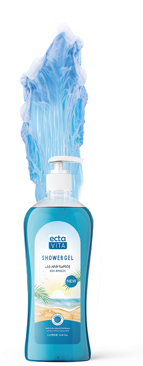 ectavita sea breeze shower gel 1000 ml, 'fl02005