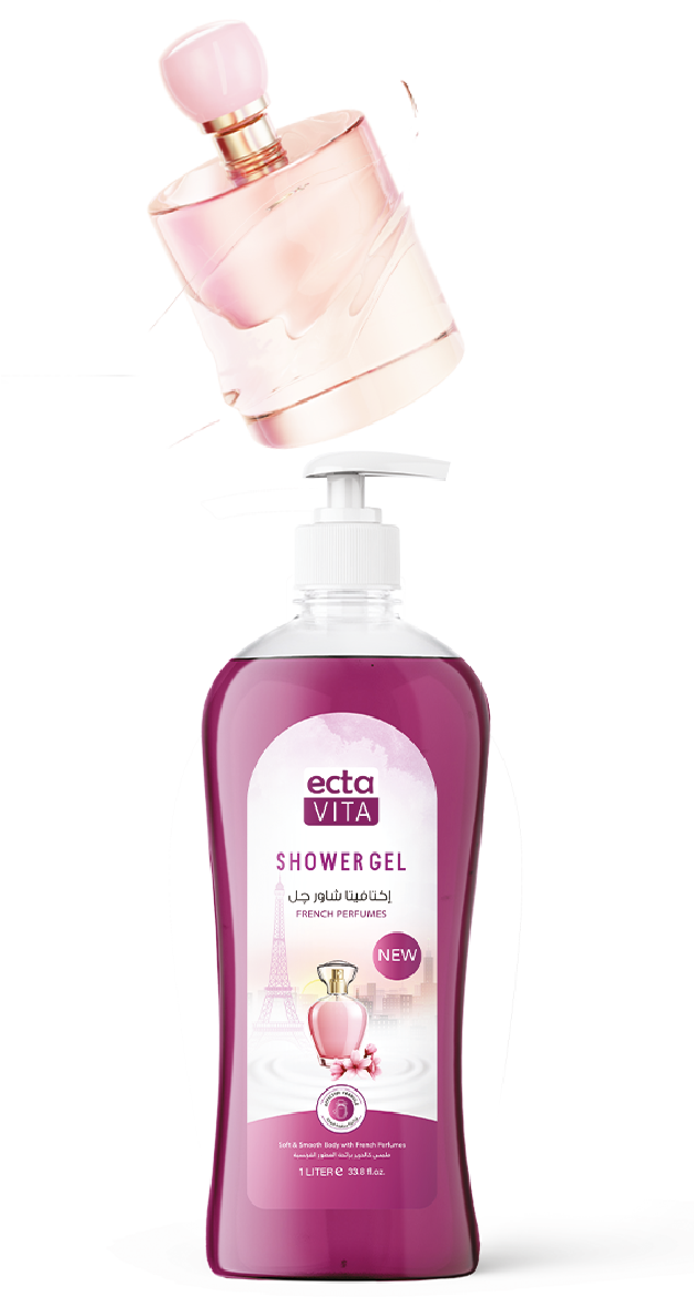 ectavita french perfumes shower gel 1000 ml, 'fl02008