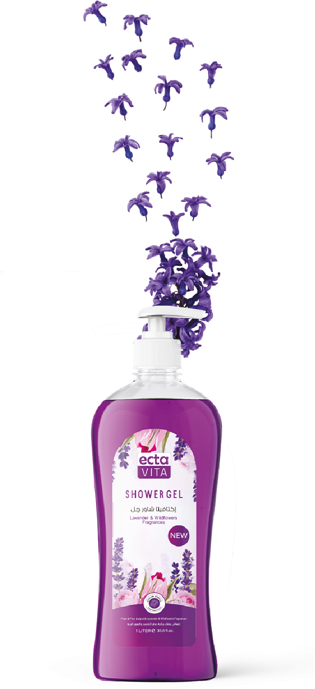 ectavita Lavender shower gel 1000 ml, fl02009