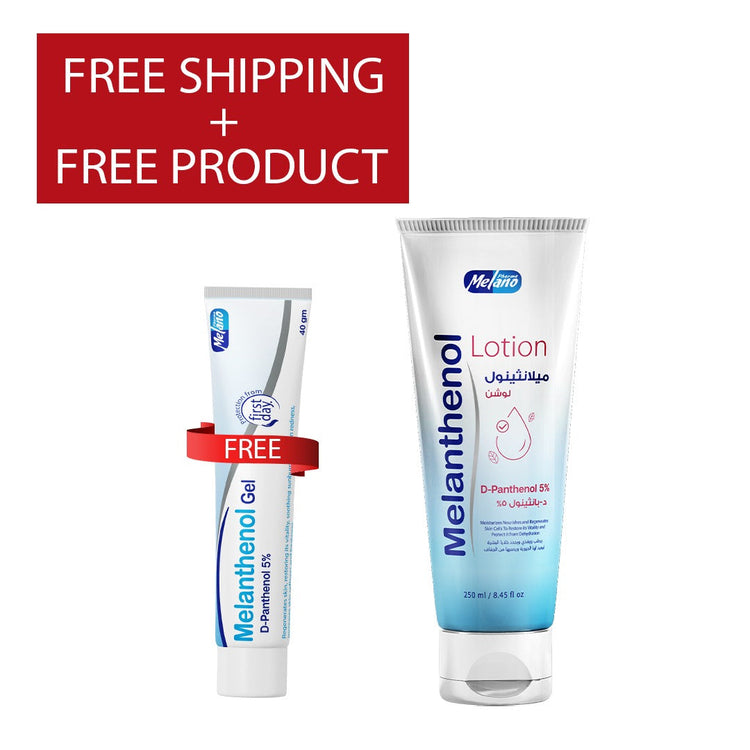 FREE SHIPPING + Melanthenol gel free!