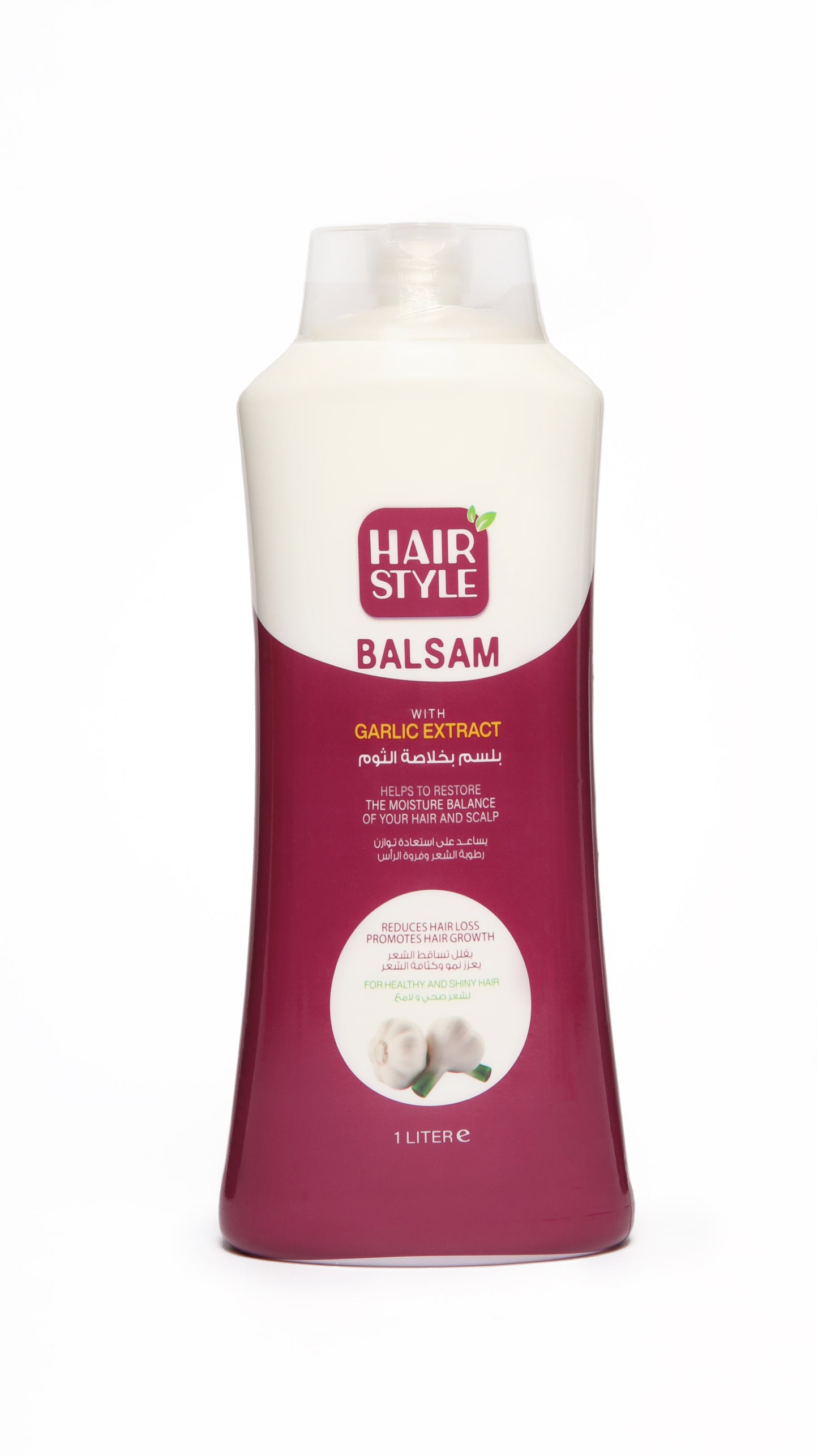 Hairstyle balsam with garlic extract, 1000 ml, fl03013