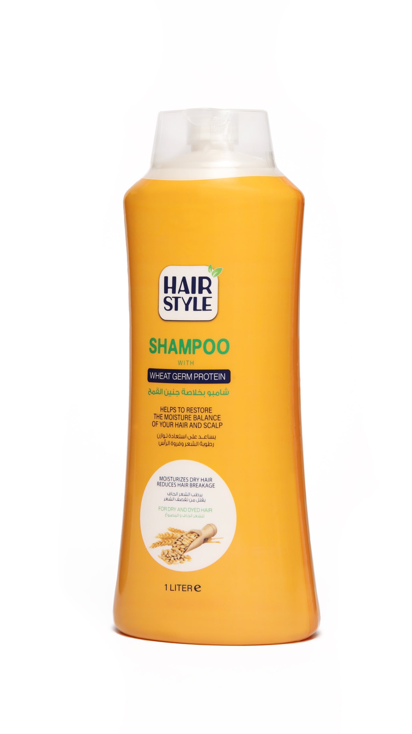 Hairstyle shampoo with wheat germ extract , 1000 ml, fl01016