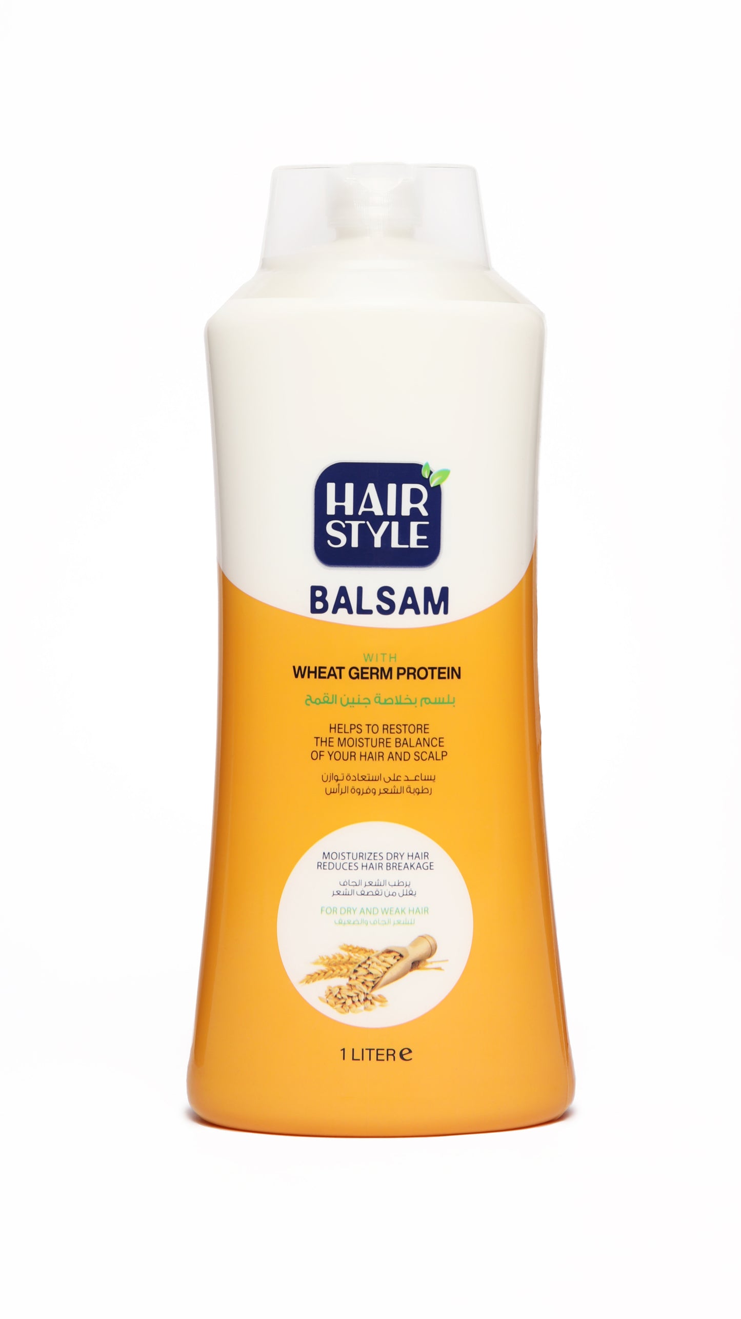 Hairstyle balsam with wheat germ extract, 1000 ml, fl03014