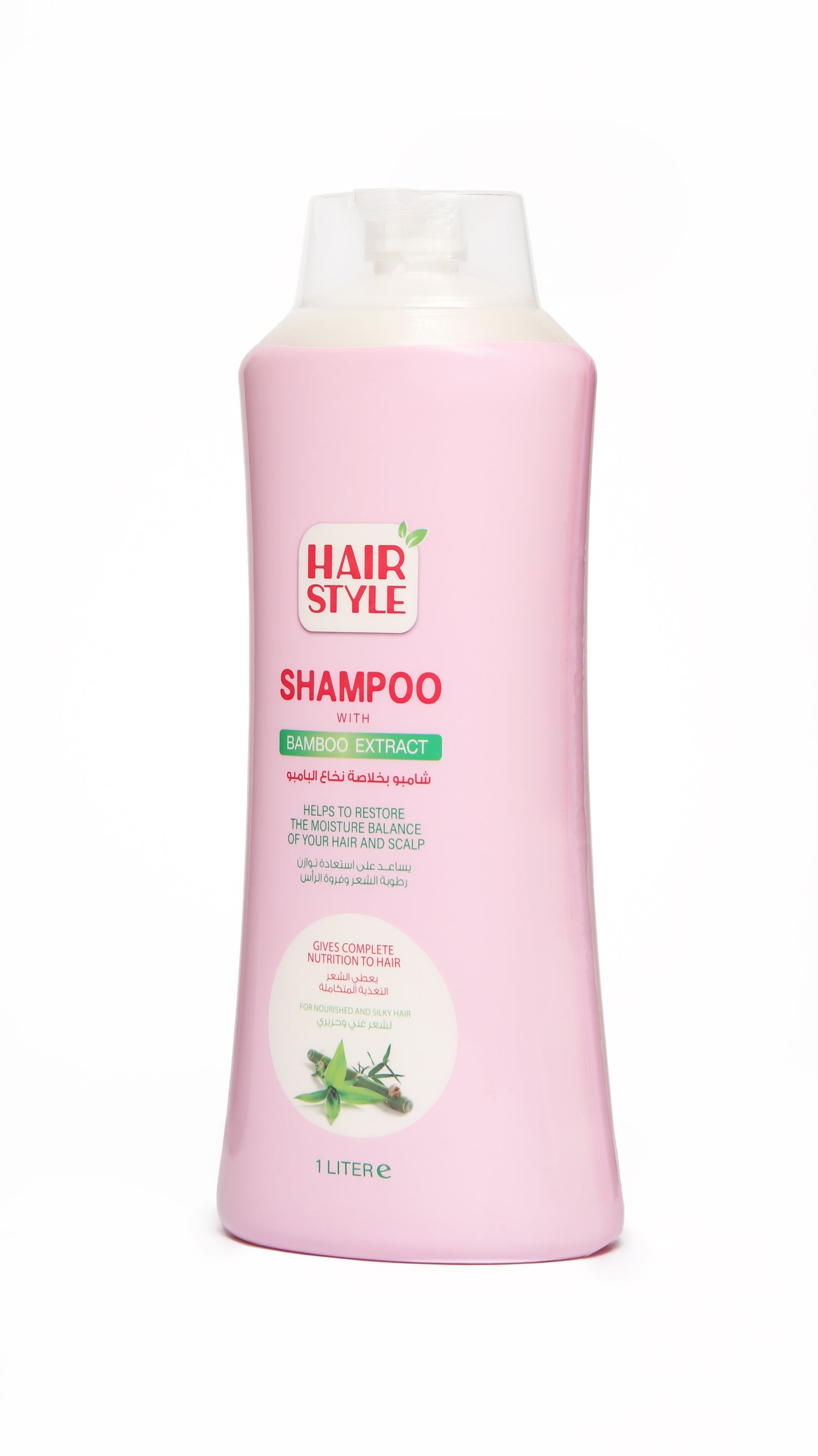 Hairstyle shampoo with bamboo extract , 1000 ml, fl01018