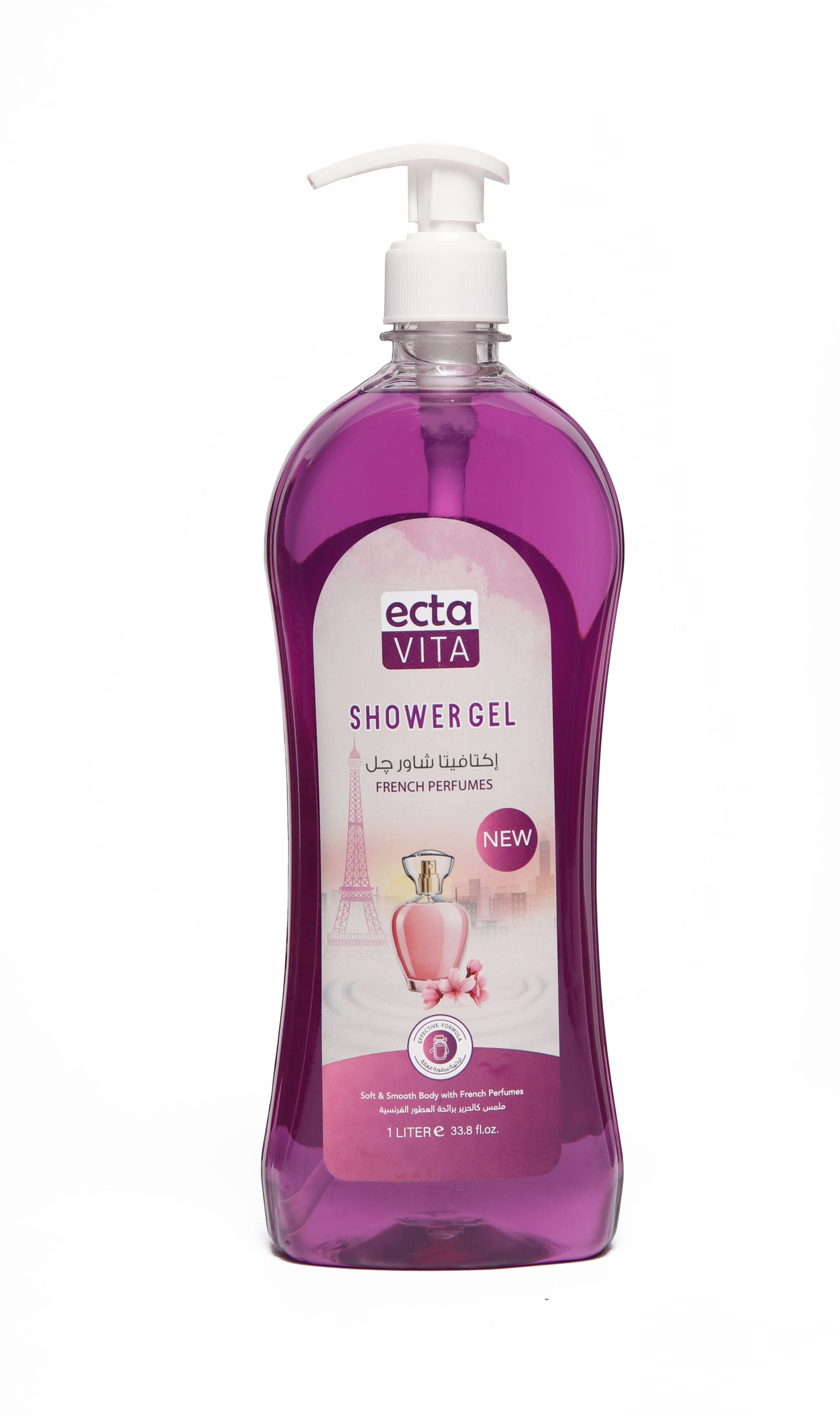 ectavita french perfumes shower gel 1000 ml, 'fl02008