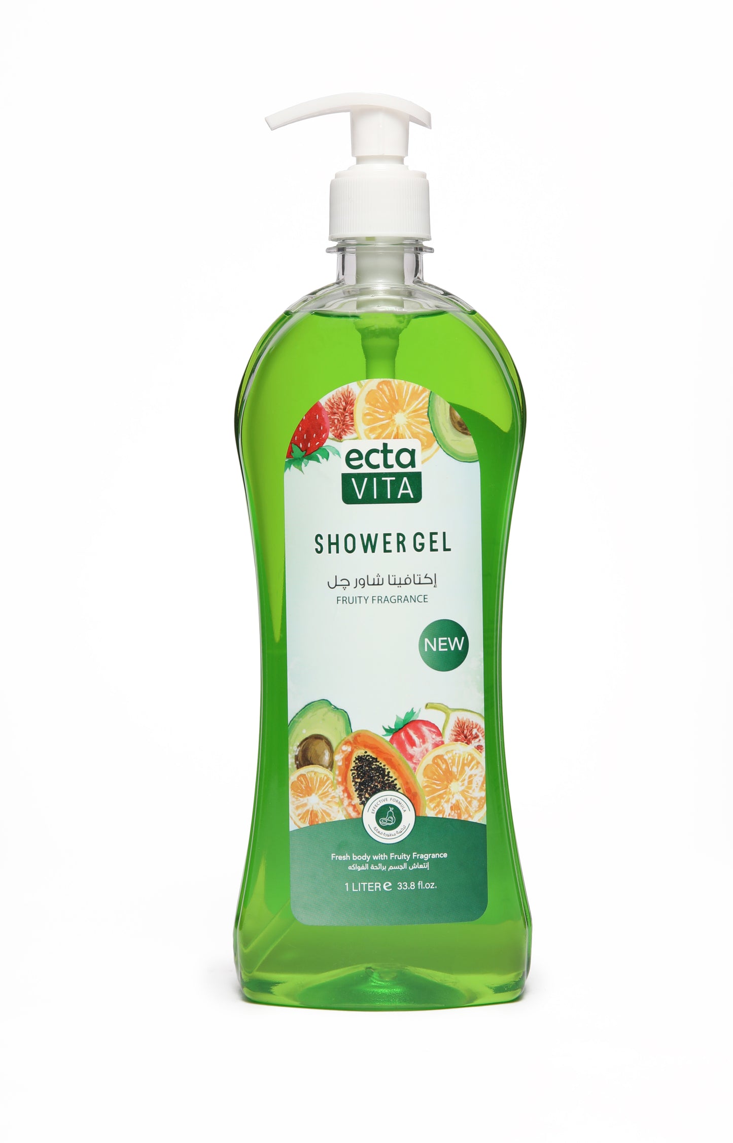 ectavita Fruity shower gel 1000 ml, 'FL02001