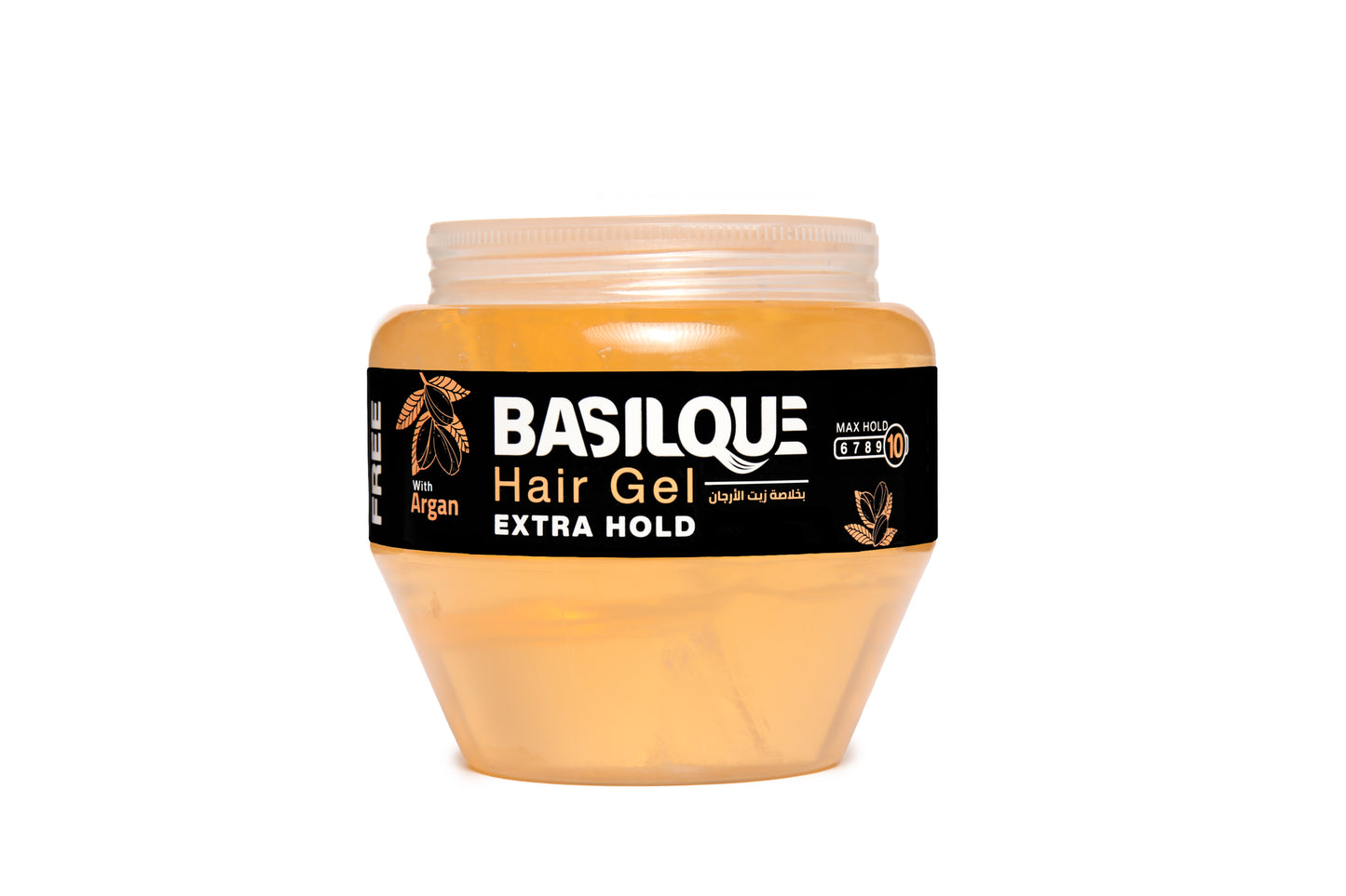 Basilque hair gel extra hold with argan oil, 350 gm, FL05009