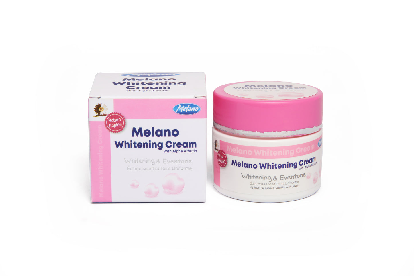 Melano Whitening cream with Alpha Arbutin jar, 04047