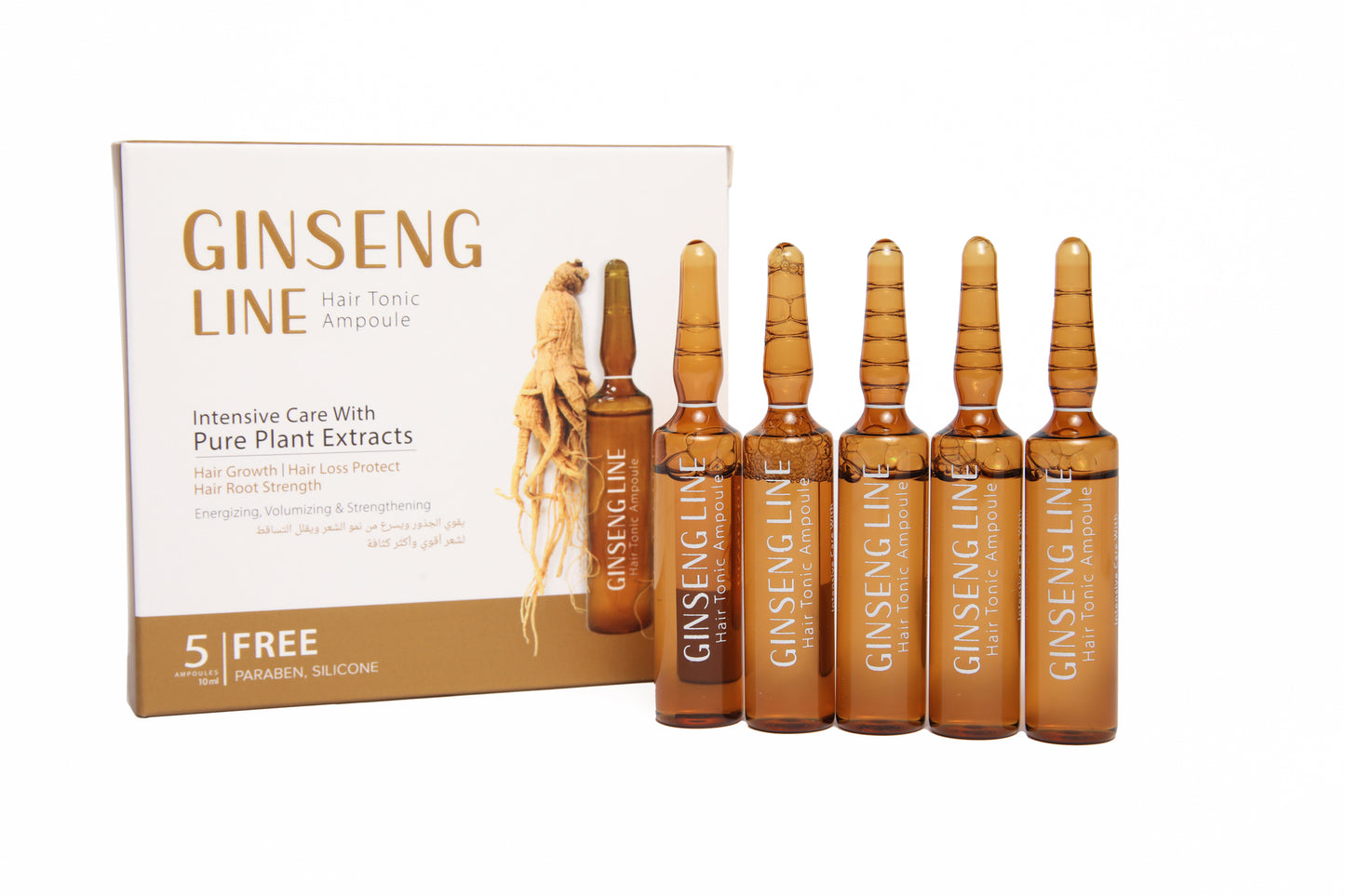 Ginseng anti hair fall ampoules,  10 ml, FL11003