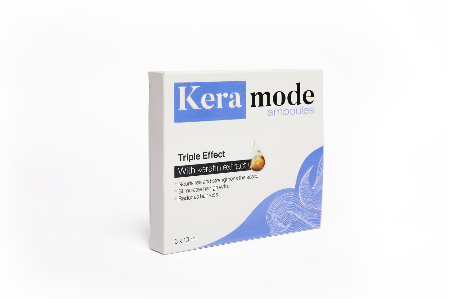 Kera mode hair ampoules with keratin, 5 ? 10 ml, fl11007