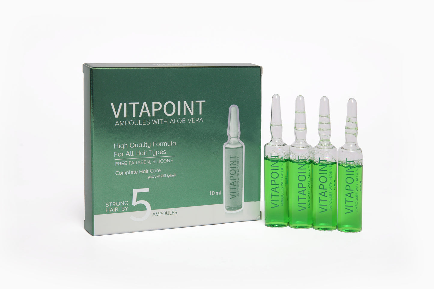 Vitapoint hair ampoules with aloe vera, 5 * 10 ml, FL11005