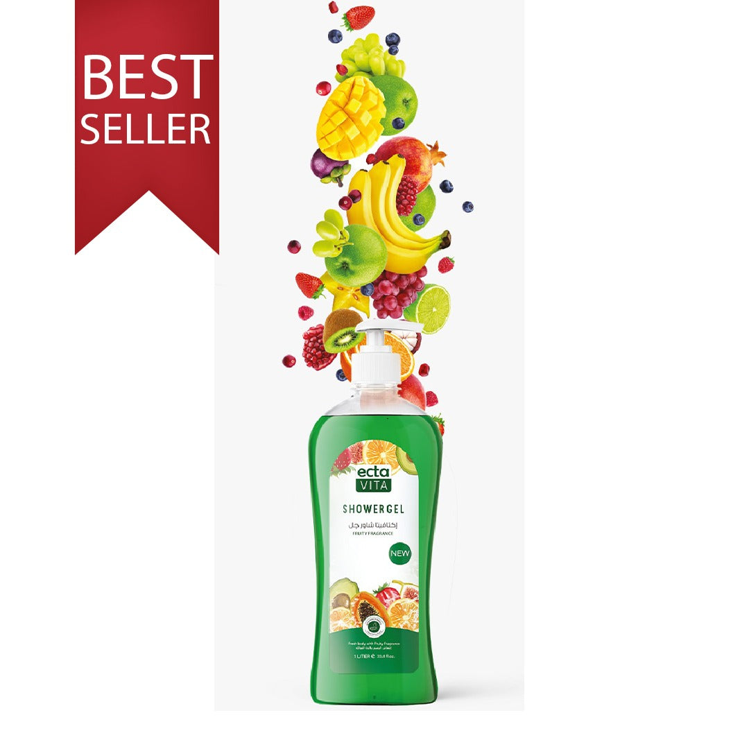 ectavita Fruity shower gel 1000 ml, 'FL02001