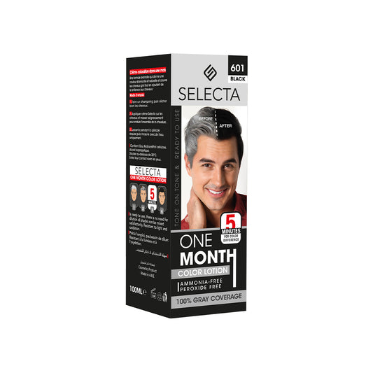 Selecta dark black 601 color lotion, 100 ml, FL06035