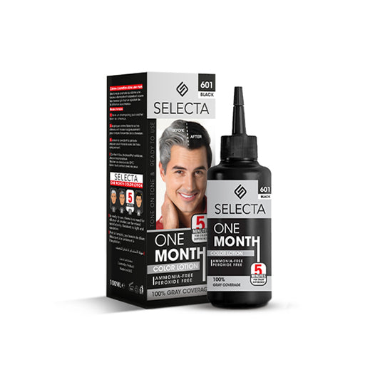 Selecta dark black 601 color lotion, 100 ml, FL06035