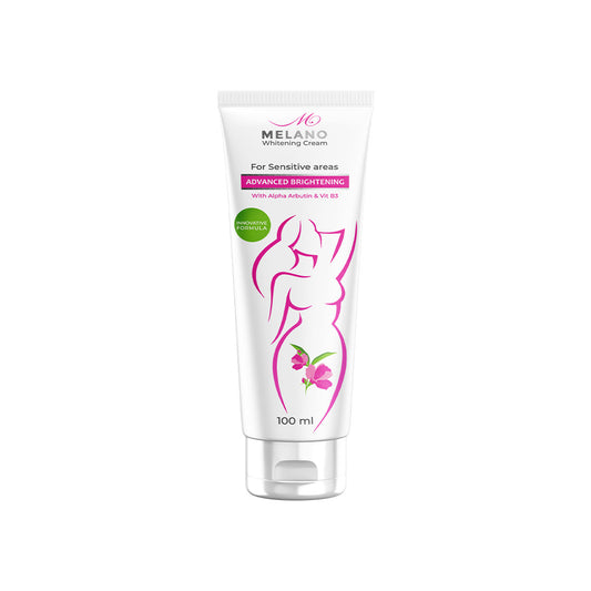 Melano Whitening Cream 100g Tube for sensitive areas, '03044