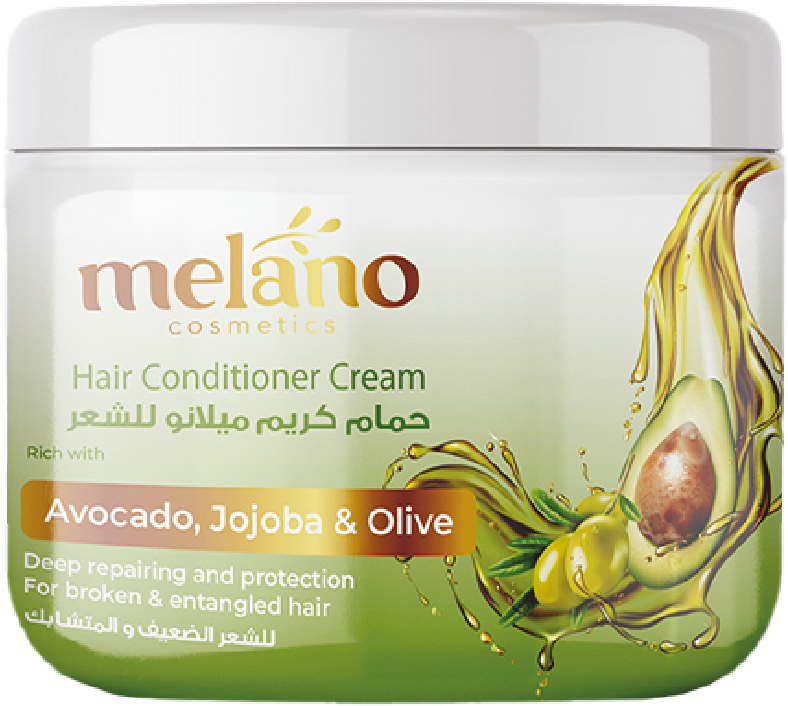 Melano hair conditioner with avocado, jojoba oil, '03012