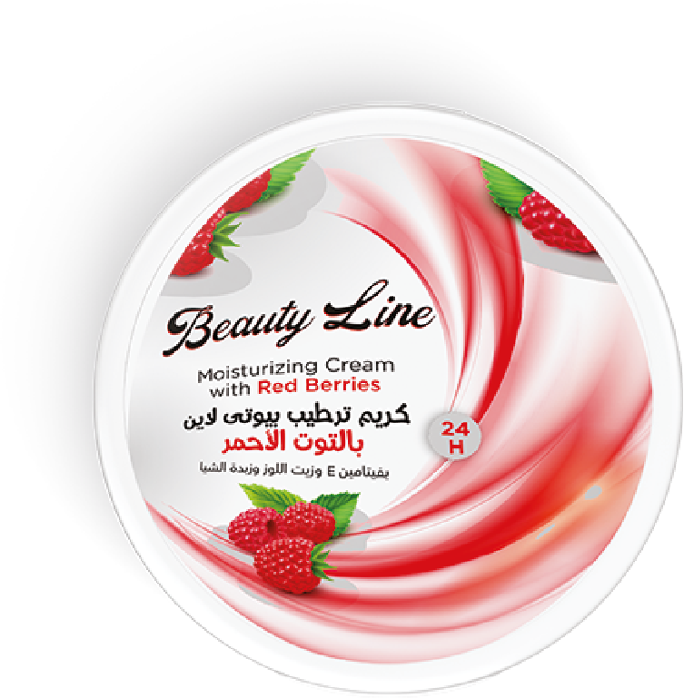 Beauty Line Moisturizing  Cream with Red berry 80gm